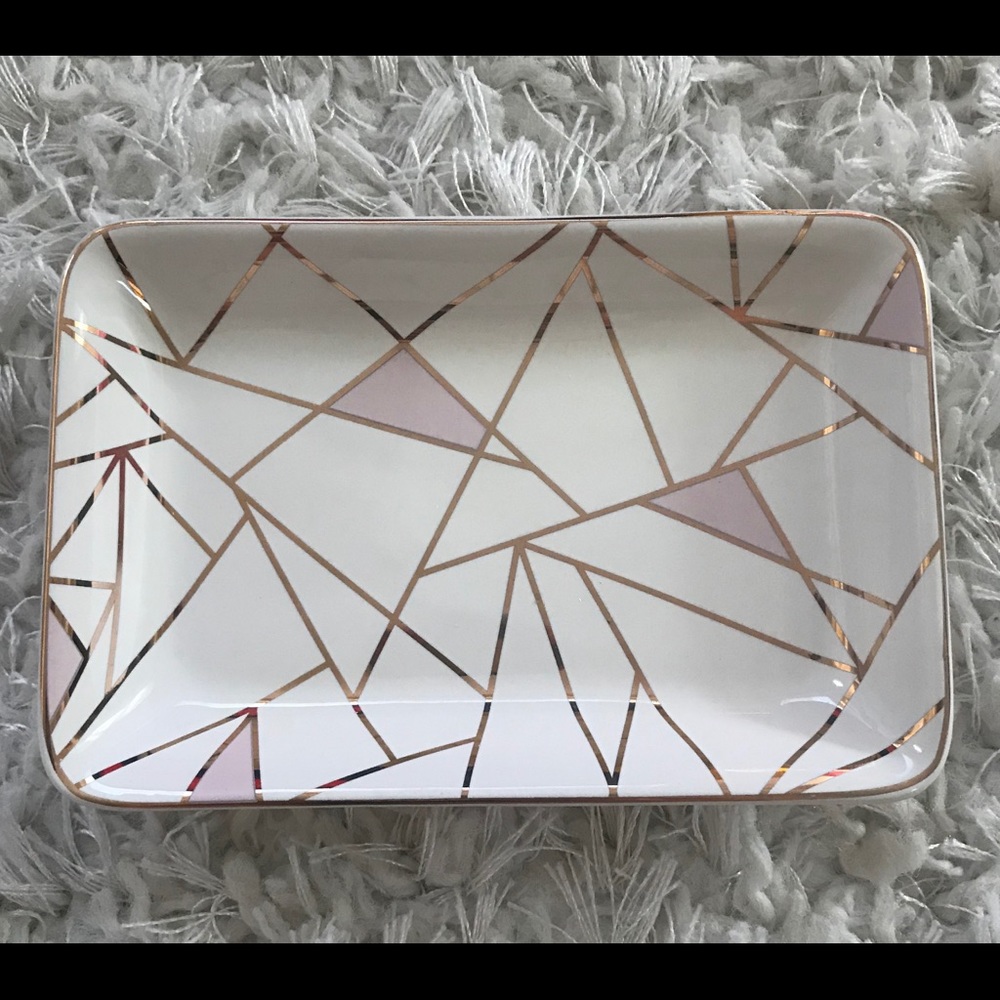 summer & rose ceramic jewelry dish